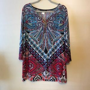 Coco Bianco 1/4 Zip Blouse